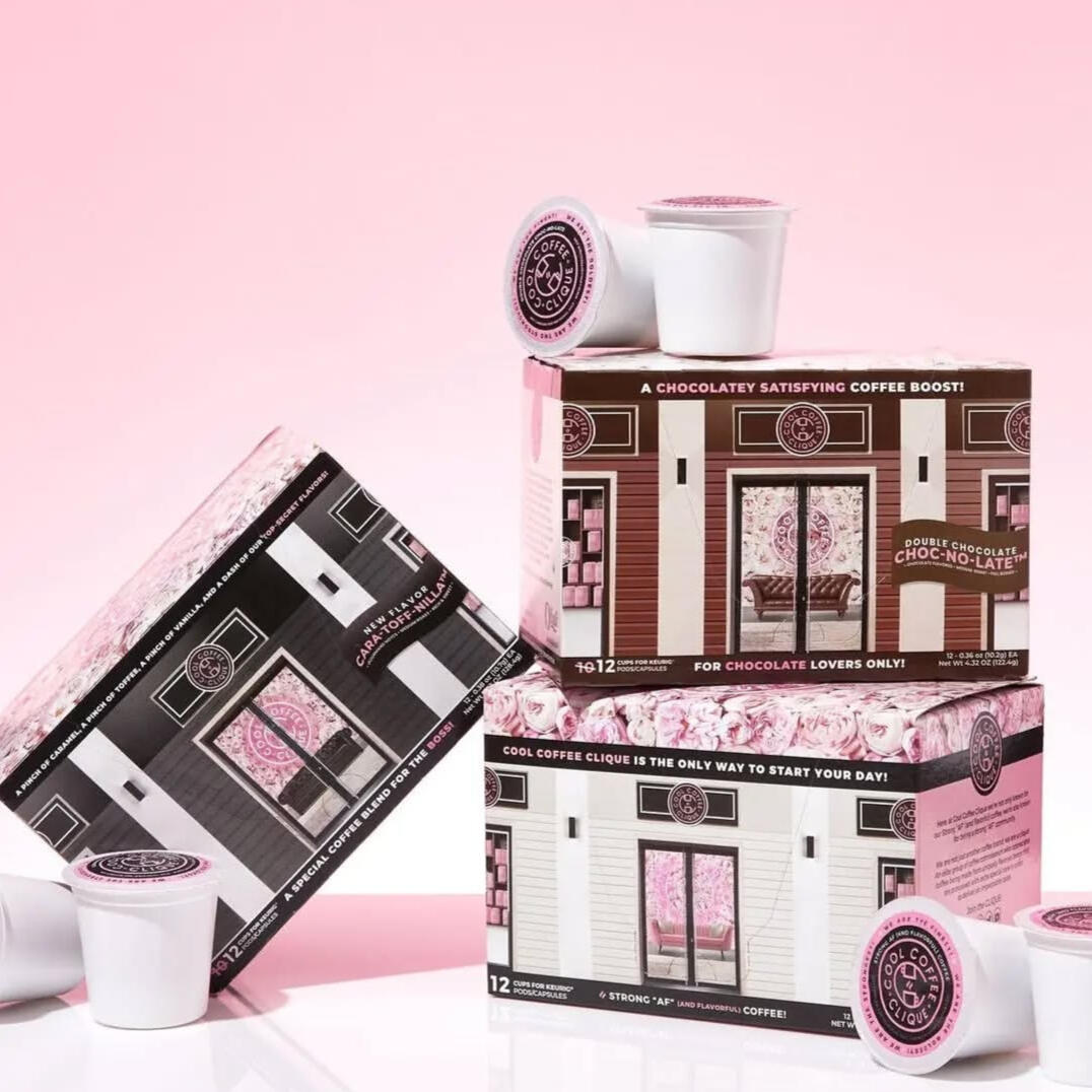 Client: Cool Coffee Clique Creative Direction & Retail Packaging